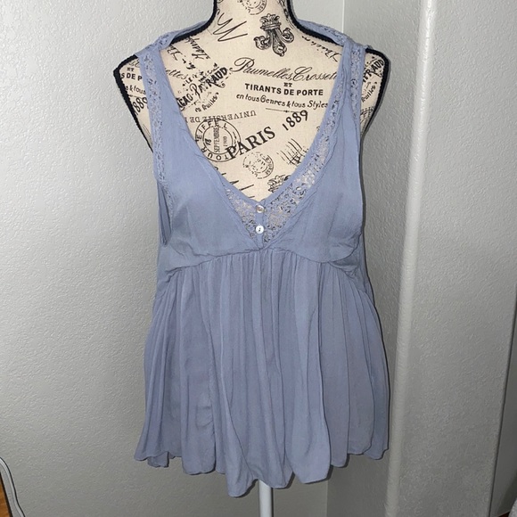 Free People Tops - Intimately Free People Lace Open Back Tank Top